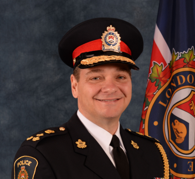 Image of London City Police Chief John Pare in #1 Dress Uniform