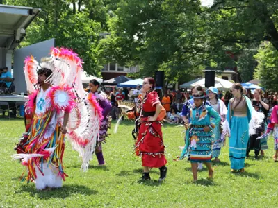 Indigenous Dancers Performing