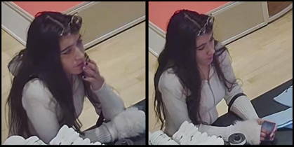 This is a photograph of the suspect female.