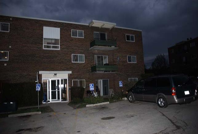 Apartment where Anthony Manning was found dead