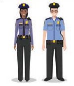 Cartoon of 2 officers